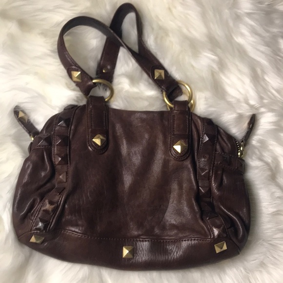 Linea Pelle brown leather Samantha purse - Picture 1 of 6